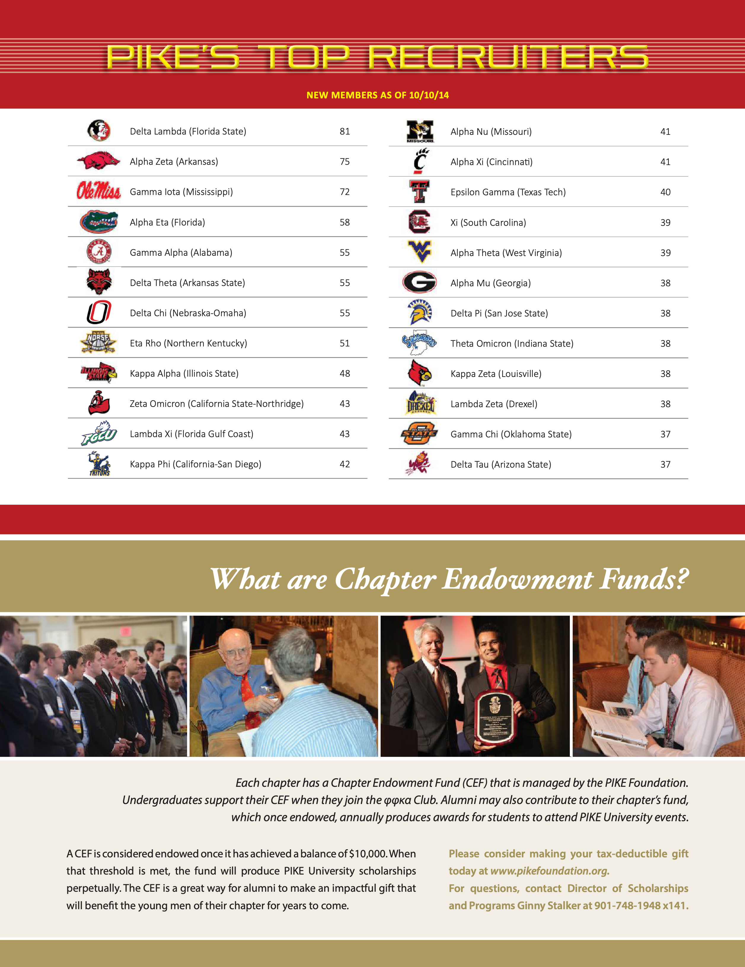 What are Chapter Endowment Funds?
